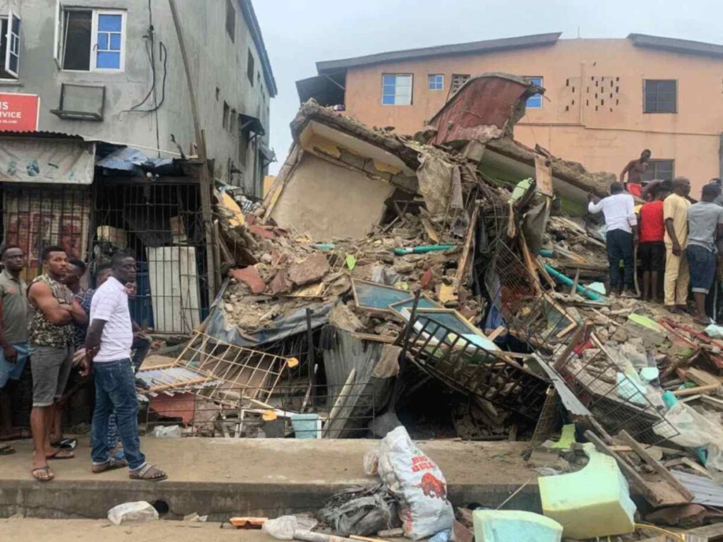 Building collapse Lagos