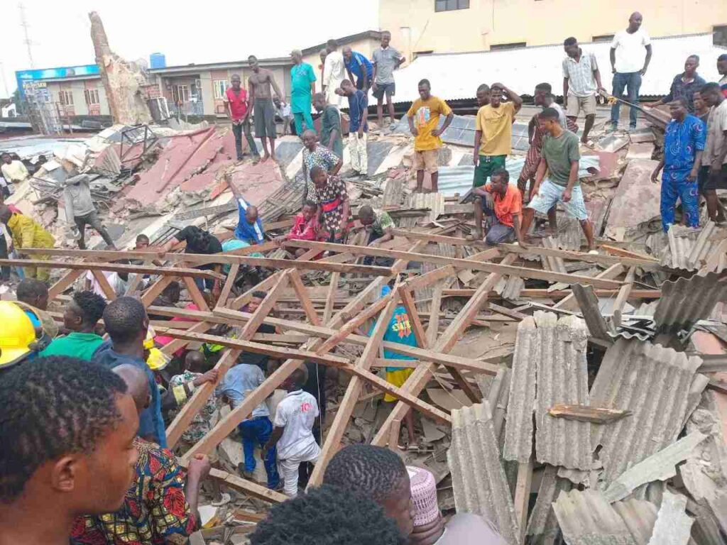 Mosque collapse in Lagos