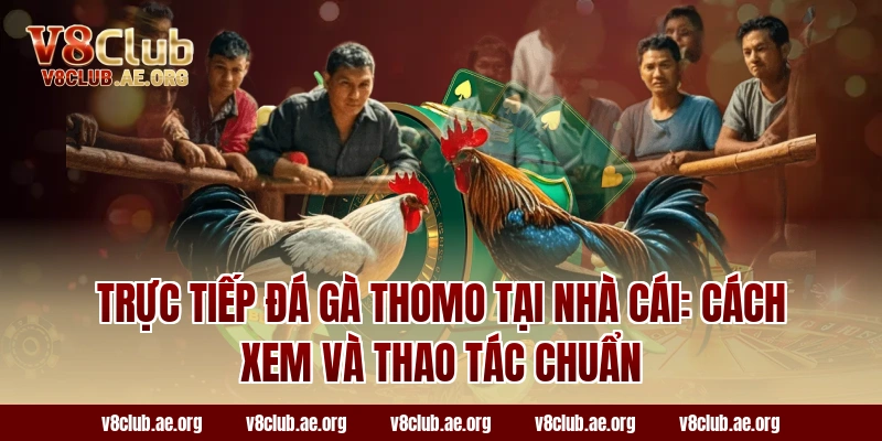 Trực tiếp đá gà thomo tại nhà cái: Cách xem và thao tác chuẩn