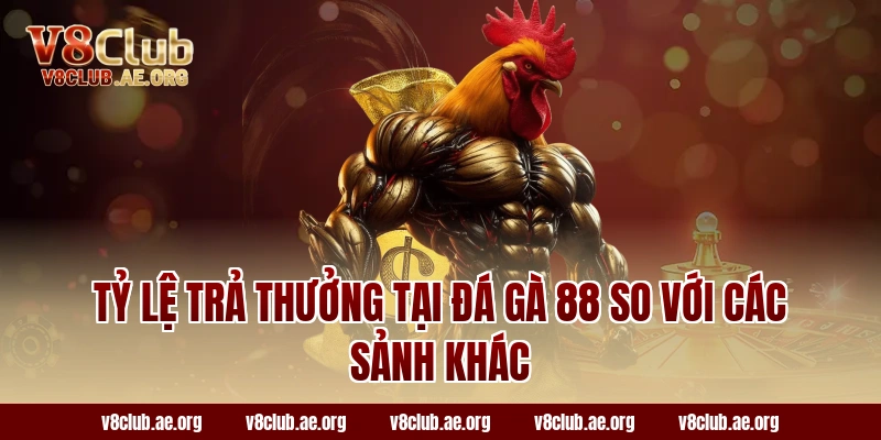 Tỷ Lệ Trả Thưởng Tại Đá Gà 88 So Với Các Sảnh Khác
